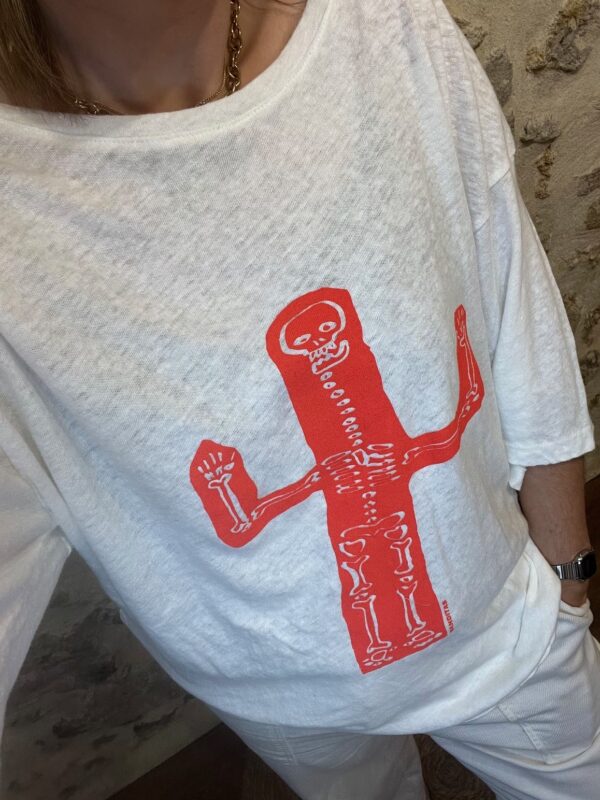 Tee-shirt oversize squelette "Banditas from Marseille" – Image 2