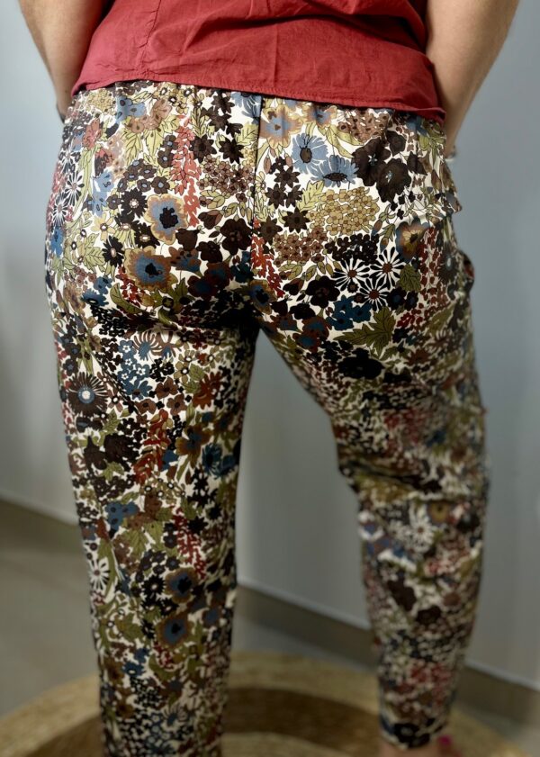 Pantalon droit en coton fleuri – Johanna – Image 3